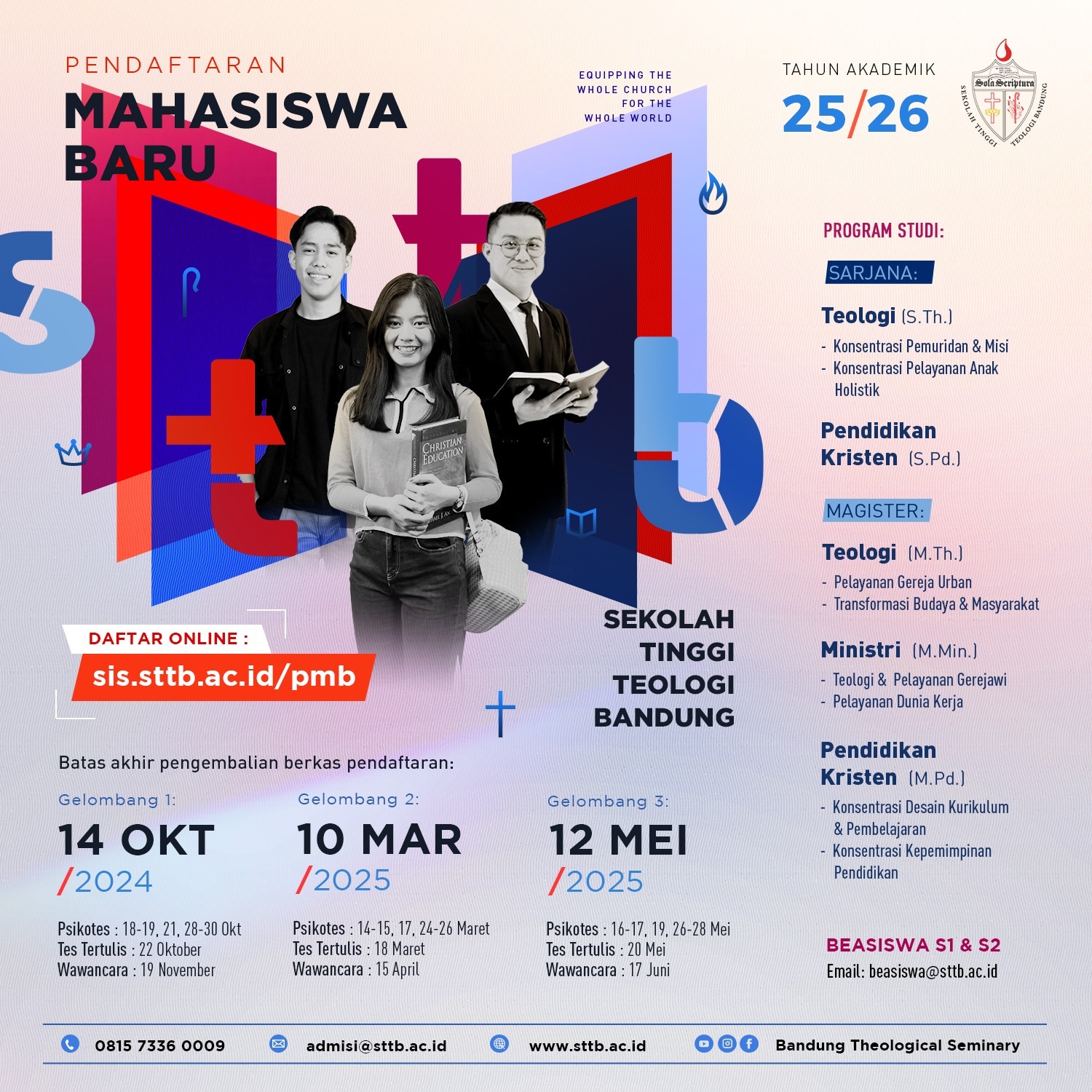 Poster Admisi STTB - Tahun Akademik 2022-2023